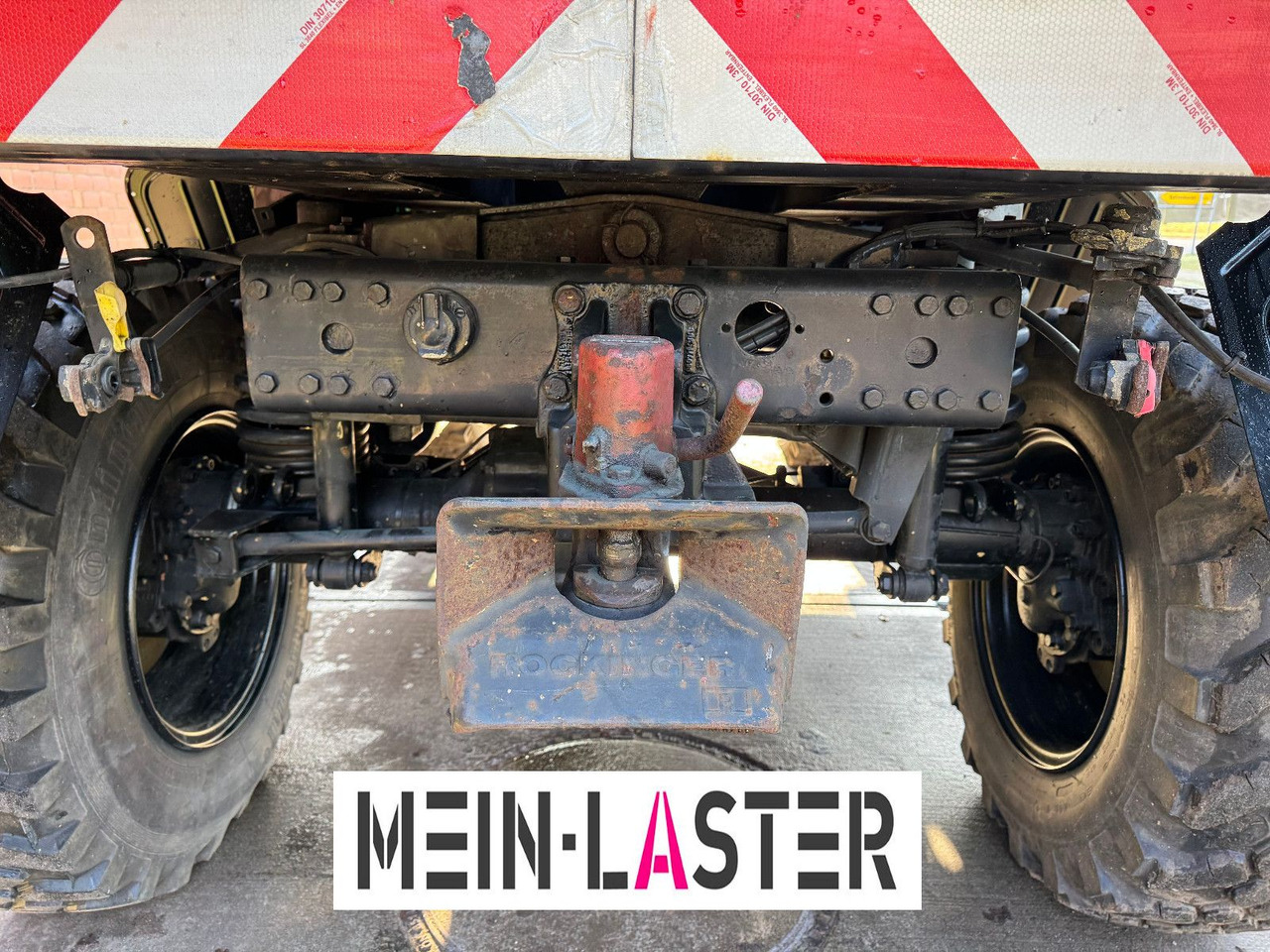 Camion grue Unimog U 1200 Atlas 75.2 Kran 14 m Funk FB  *1. Hand: photos 19