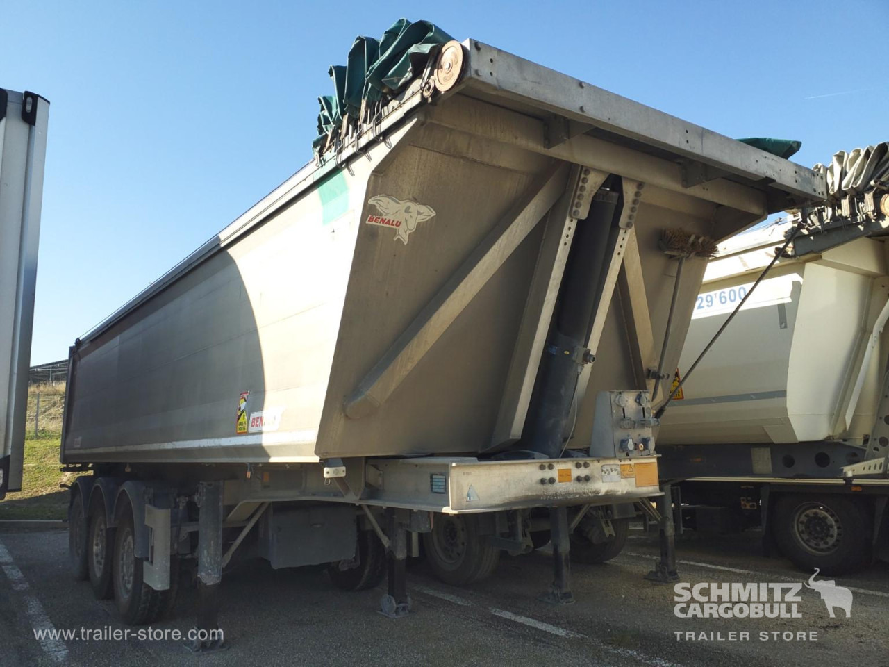 BENALU Tipper Alu-square sided body 25m³ - Semi-remorque benne: photos 1 BENALU Tipper Alu-square sided body 25m³ - Semi-remorque benne: photos 1