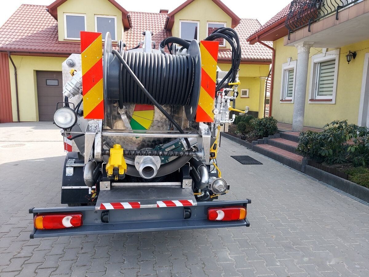 Camion hydrocureur Renault Maxity Cappellotto INOX Low garage hydro combi: photos 14