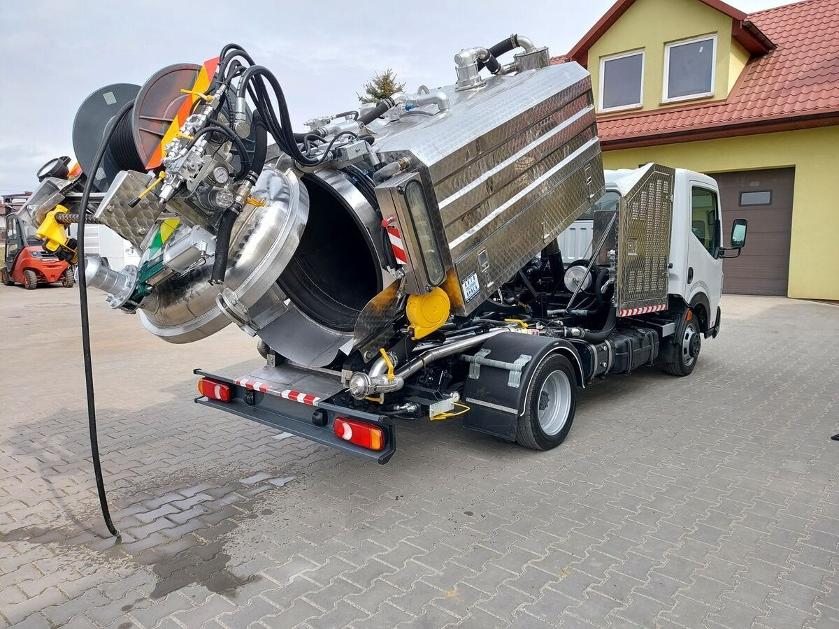 Camion hydrocureur Renault Maxity Cappellotto INOX Low garage hydro combi: photos 19