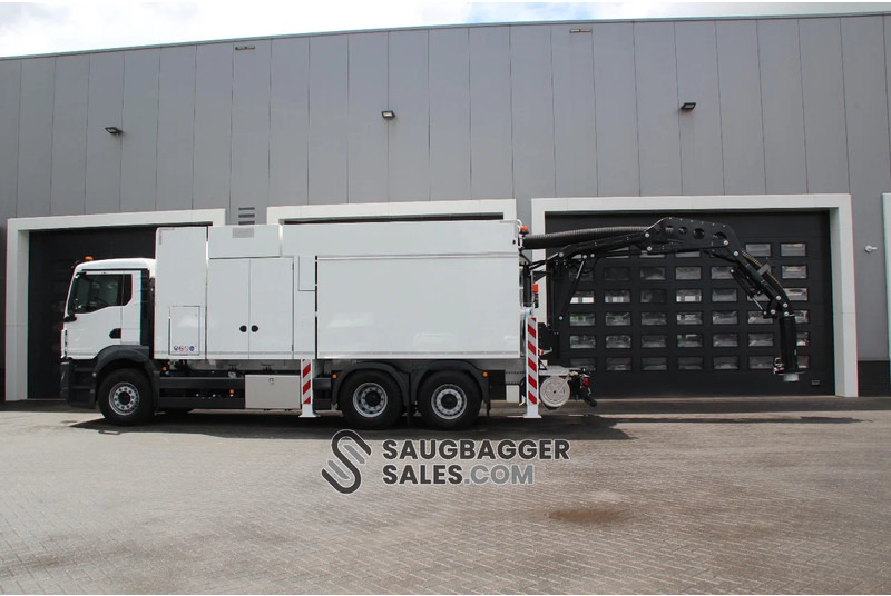 MAN TGS 26.510 6X2-4 BL CH MTS DINO 8 SAUGBAGGER - Camion hydrocureur: photos 3 MAN TGS 26.510 6X2-4 BL CH MTS DINO 8 SAUGBAGGER - Camion hydrocureur: photos 3