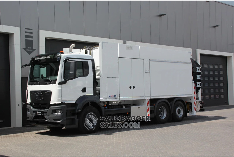 MAN TGS 26.510 6X2-4 BL CH MTS DINO 8 SAUGBAGGER - Camion hydrocureur: photos 1 MAN TGS 26.510 6X2-4 BL CH MTS DINO 8 SAUGBAGGER - Camion hydrocureur: photos 1