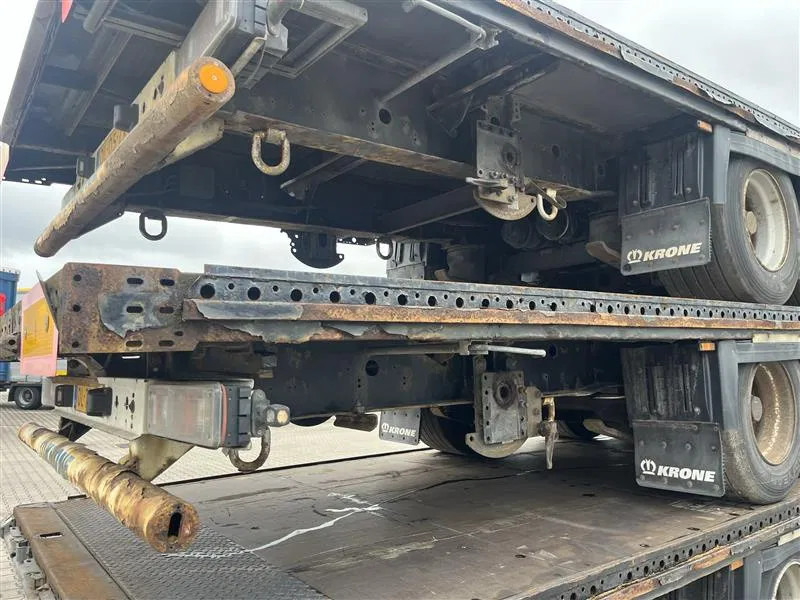 Semi-remorque fourgon Krone 1x 2014 & 2x 2013 XL MEGA P400 HUCKEPACK FLAT STACK: photos 11