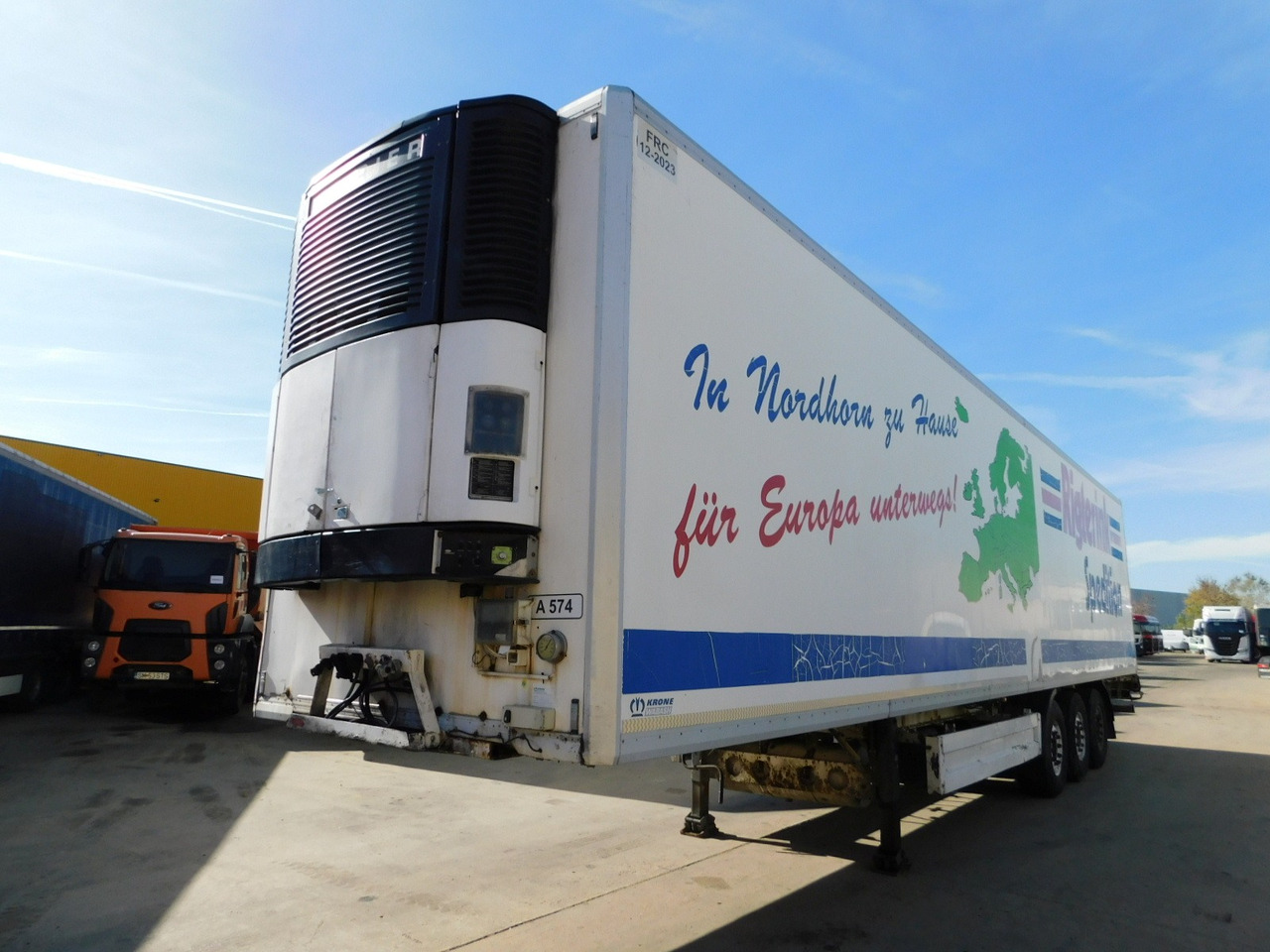 Krone Sdr27 - Semi-remorque frigorifique: photos 1 Krone Sdr27 - Semi-remorque frigorifique: photos 1