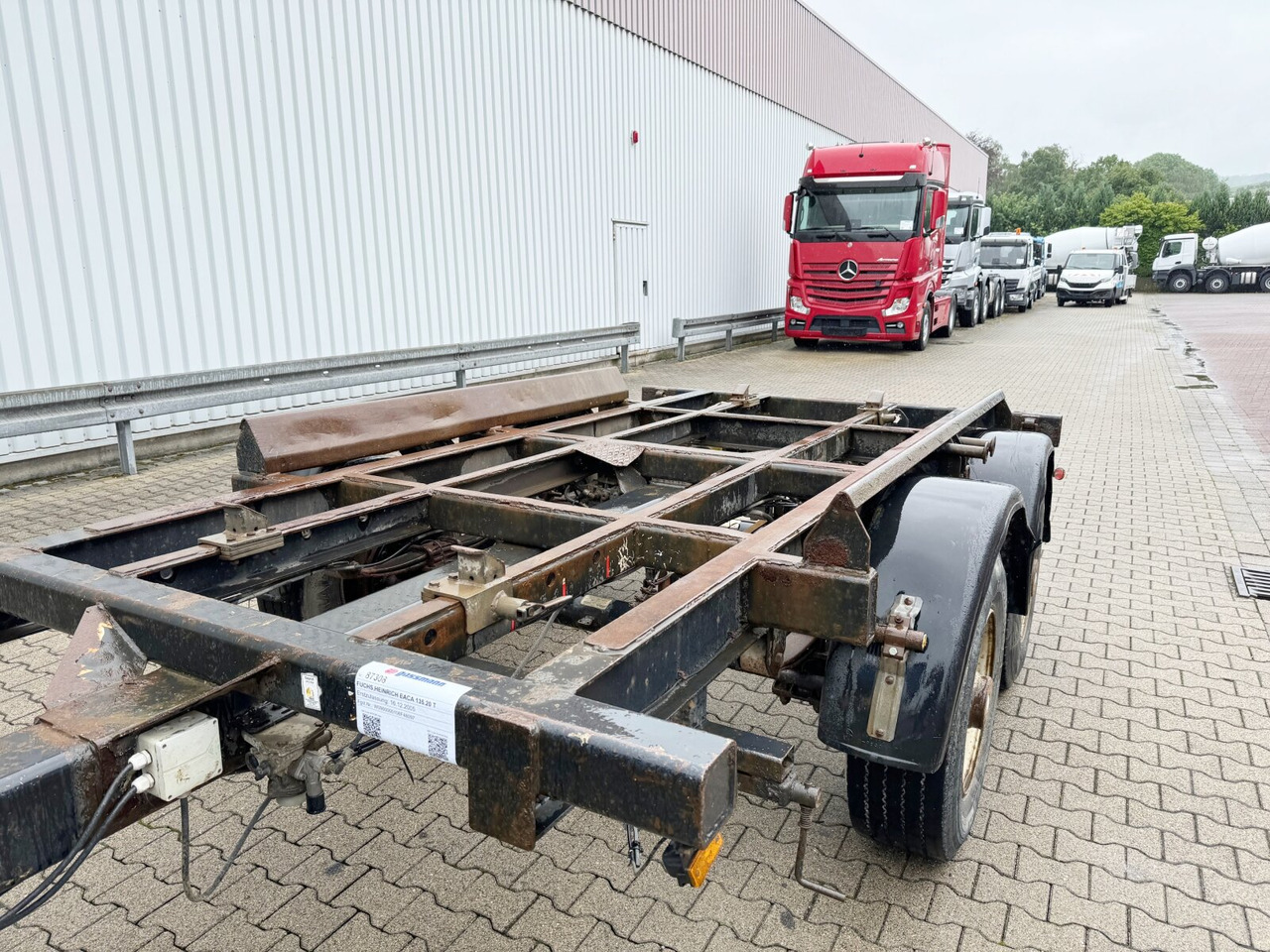 Remorque ampliroll/ Multibenne EACA 135.20 T FUCHS EACA 135.20 T, Absetzanhänger für 1 Mulde: photos 10