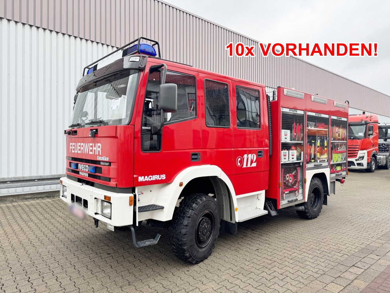 FF 100 EW 4x4 Doka EuroFire FF 100 E 21 WR tector 4x4 Doka, LF 8/6 - Camion de pompier: photos 1 FF 100 EW 4x4 Doka EuroFire FF 100 E 21 WR tector 4x4 Doka, LF 8/6 - Camion de pompier: photos 1