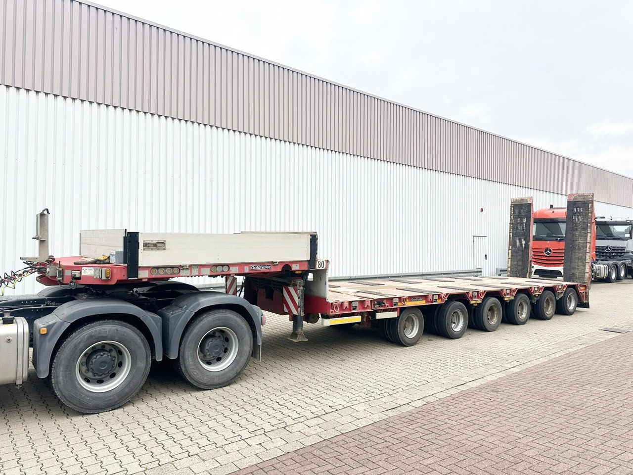 Semi-remorque surbaissé pour transport de équipements lourds Goldhofer STZ L 6-67/80 A STZ-L 6-67/80 A, 6 Achsen, 86.000kg Ges.-Gew.: photos 11