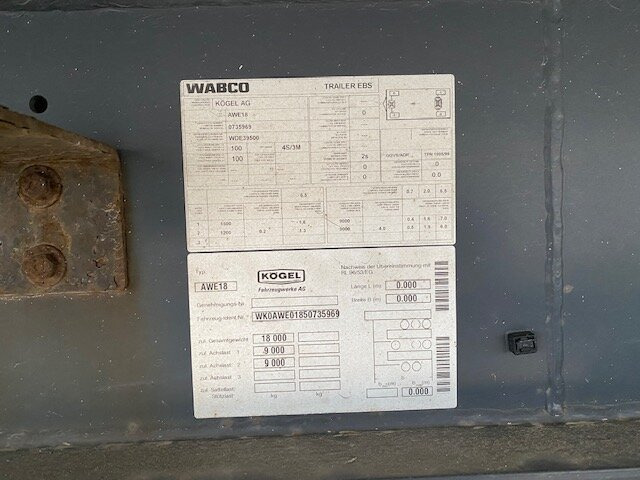 Remorque frigorifique Kögel AWE 18 AWE 18, Kühlanhänger, Thermo-King: photos 7