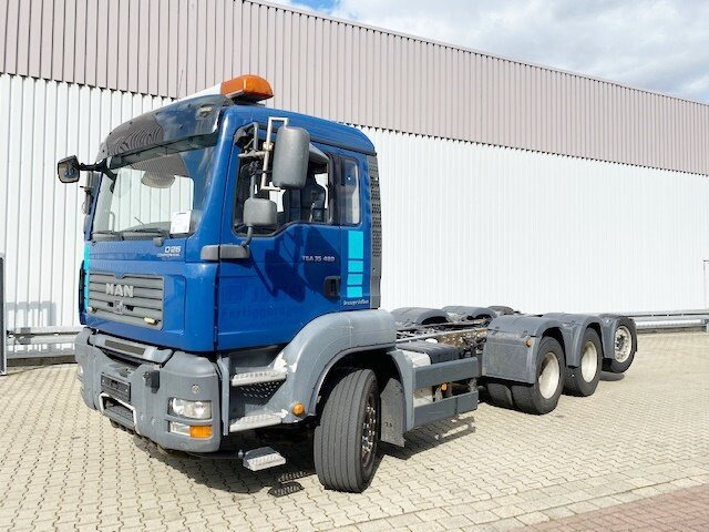 MAN TGA 35.480 8x4-4 BL TGA 35.480 8x4-4 BL, Lift-/Lenkachse - Châssis cabine: photos 1 MAN TGA 35.480 8x4-4 BL TGA 35.480 8x4-4 BL, Lift-/Lenkachse - Châssis cabine: photos 1