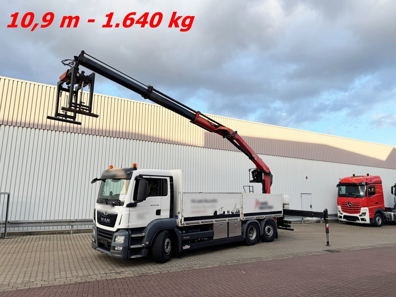 MAN TGS 26.420 6x2-4 LL TGS 26.420 6x2-4 LL, Navi, Lenk-/Liftachse, Heckkran Palfinger PK20.501L TEC - Camion grue: photos 1 MAN TGS 26.420 6x2-4 LL TGS 26.420 6x2-4 LL, Navi, Lenk-/Liftachse, Heckkran Palfinger PK20.501L TEC - Camion grue: photos 1