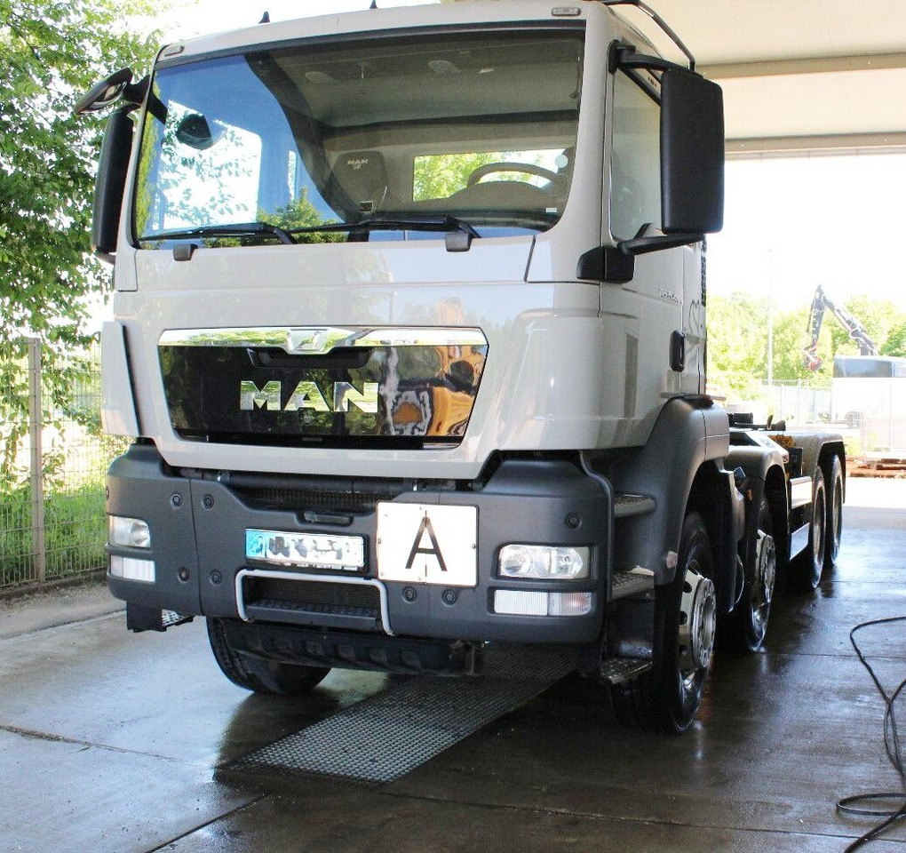 MAN TGS 35.480 8x4 BL TGS 35.480 8x4 BL, Meiller RK 30.62 bis 6,5 m Beh. - Camion ampliroll: photos 1 MAN TGS 35.480 8x4 BL TGS 35.480 8x4 BL, Meiller RK 30.62 bis 6,5 m Beh. - Camion ampliroll: photos 1