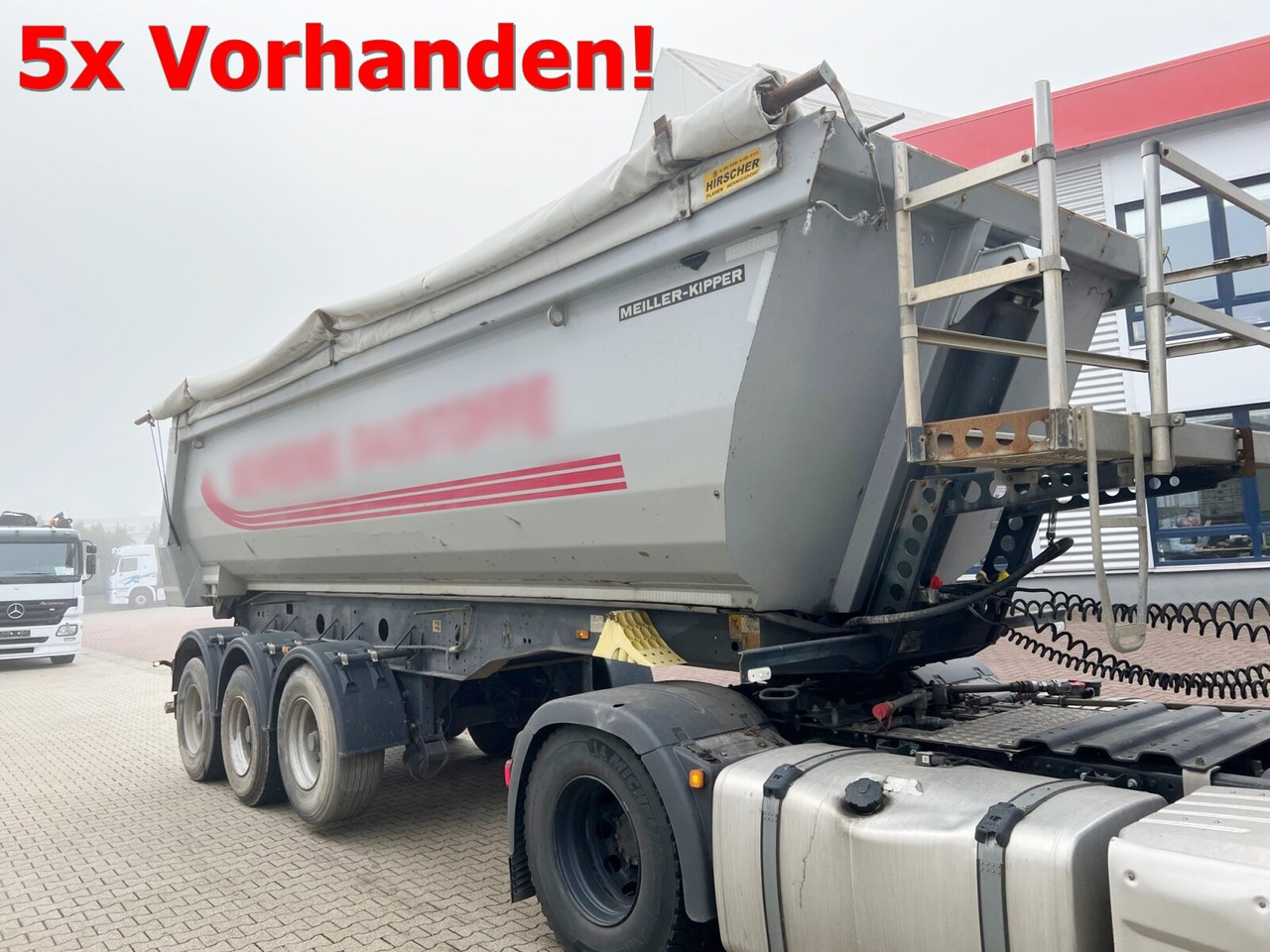 Meiller MHPS 12/27 MHPS 12/27, Stahlmulde ca. 26m³, Liftachse - Semi-remorque benne: photos 1 Meiller MHPS 12/27 MHPS 12/27, Stahlmulde ca. 26m³, Liftachse - Semi-remorque benne: photos 1