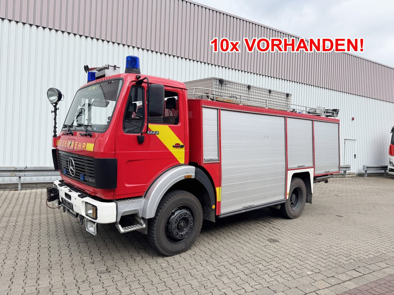 Mercedes-Benz 1222 AF 4x4 Rüstwagen RW 2 1222 AF 4x4, Rüstwagen RW 2, Seilwinde - Ambulance: photos 1 Mercedes-Benz 1222 AF 4x4 Rüstwagen RW 2 1222 AF 4x4, Rüstwagen RW 2, Seilwinde - Ambulance: photos 1