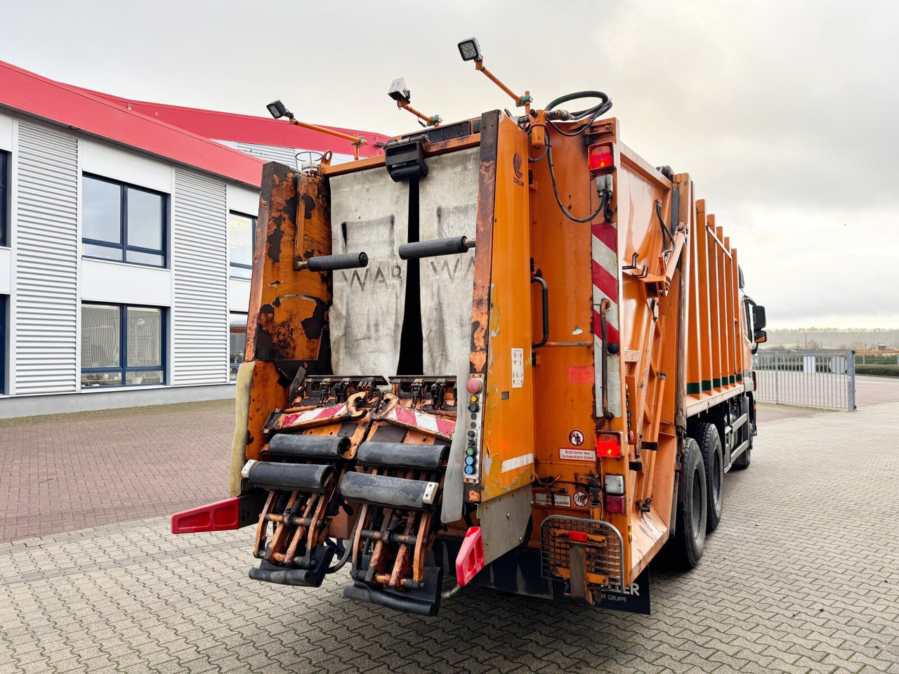 Benne à ordures ménagères pour transport de déchets Mercedes-Benz Actros 2641/48 L 6x4 Actros 2641/48 L 6x4, Haller M21X2C, Zöller Schüttung: photos 10