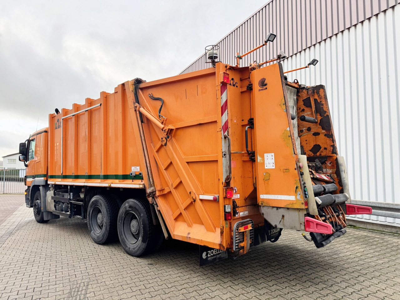 Benne à ordures ménagères pour transport de déchets Mercedes-Benz Actros 2641/48 L 6x4 Actros 2641/48 L 6x4, Haller M21X2C, Zöller Schüttung: photos 13