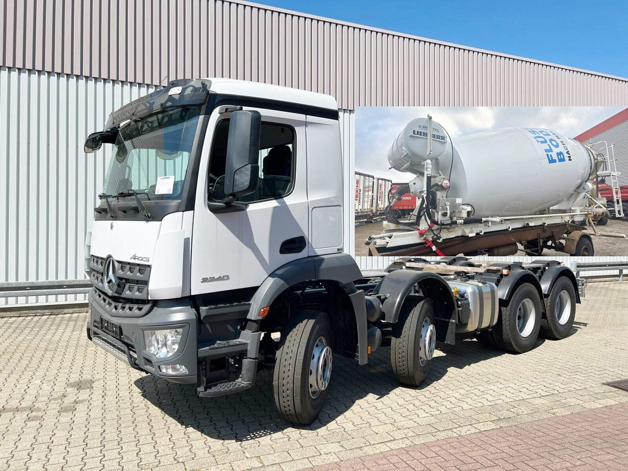 Mercedes-Benz Arocs 3240 8x4 Arocs 3240 8x4,Betonmischer Liebherr HTM 904F 9m³ , Wechselsystem - Camion malaxeur: photos 1 Mercedes-Benz Arocs 3240 8x4 Arocs 3240 8x4,Betonmischer Liebherr HTM 904F 9m³ , Wechselsystem - Camion malaxeur: photos 1