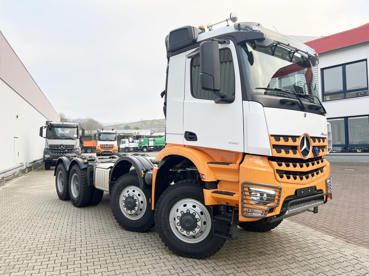 Tombereau neuf Mercedes-Benz Arocs 4151 AK 8x8/4 Arocs 4151 AK 8x8/4, Grounder, Meiller Stahlmulde 18m³: photos 9 Tombereau neuf Mercedes-Benz Arocs 4151 AK 8x8/4 Arocs 4151 AK 8x8/4, Grounder, Meiller Stahlmulde 18m³: photos 9