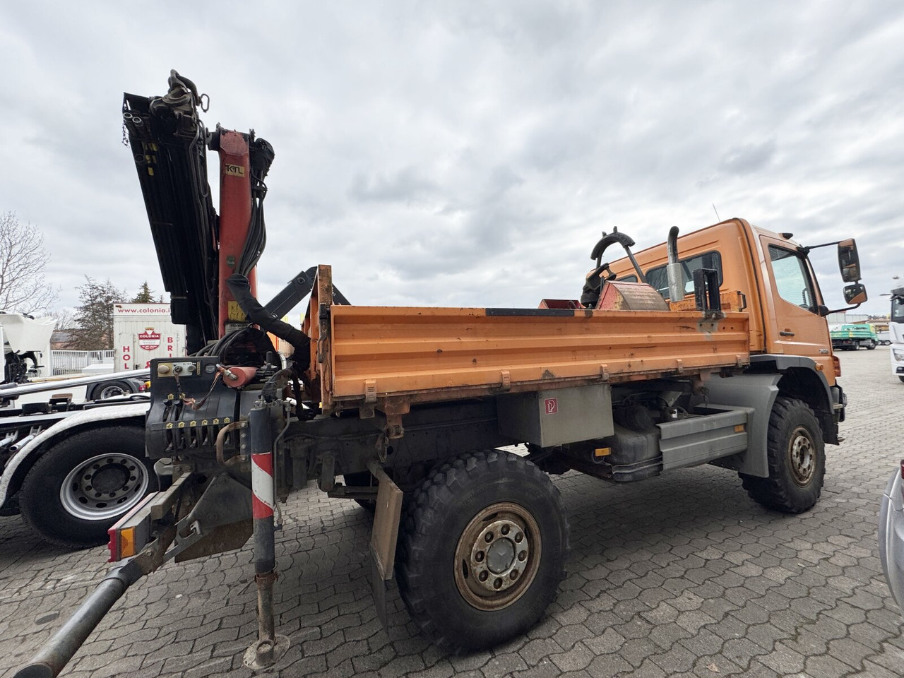 Crédit-bail de Mercedes-Benz Atego 1023 A 4x4 mit Unfallschaden! Atego 1023 A 4x4, Einzelbereifung, Heckkran Palfinger PK4501-B, Funk, UNFALLSCHADEN! Mercedes-Benz Atego 1023 A 4x4 mit Unfallschaden! Atego 1023 A 4x4, Einzelbereifung, Heckkran Palfinger PK4501-B, Funk, UNFALLSCHADEN!: photos 9