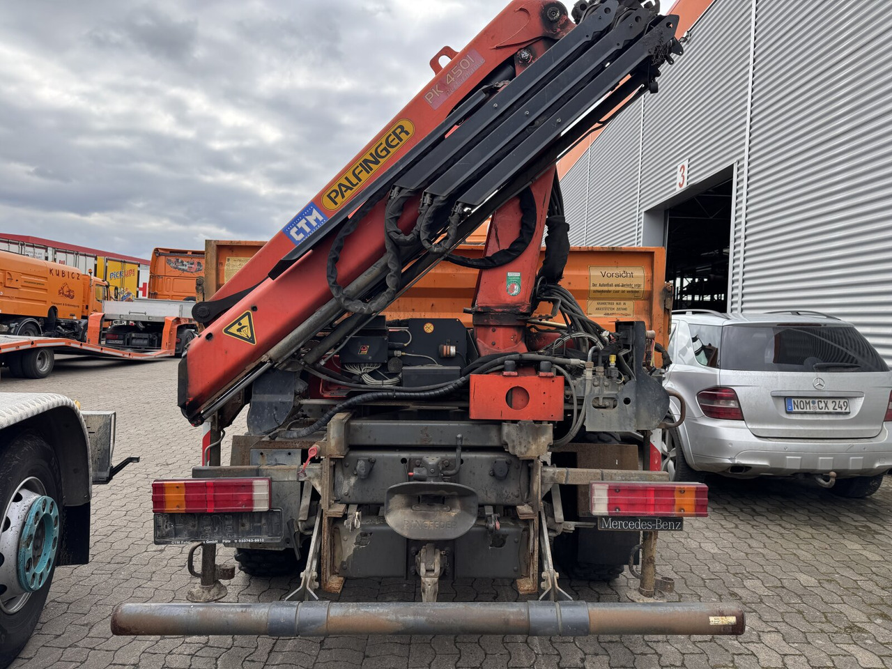 Crédit-bail de Mercedes-Benz Atego 1023 A 4x4 mit Unfallschaden! Atego 1023 A 4x4, Einzelbereifung, Heckkran Palfinger PK4501-B, Funk, UNFALLSCHADEN! Mercedes-Benz Atego 1023 A 4x4 mit Unfallschaden! Atego 1023 A 4x4, Einzelbereifung, Heckkran Palfinger PK4501-B, Funk, UNFALLSCHADEN!: photos 8