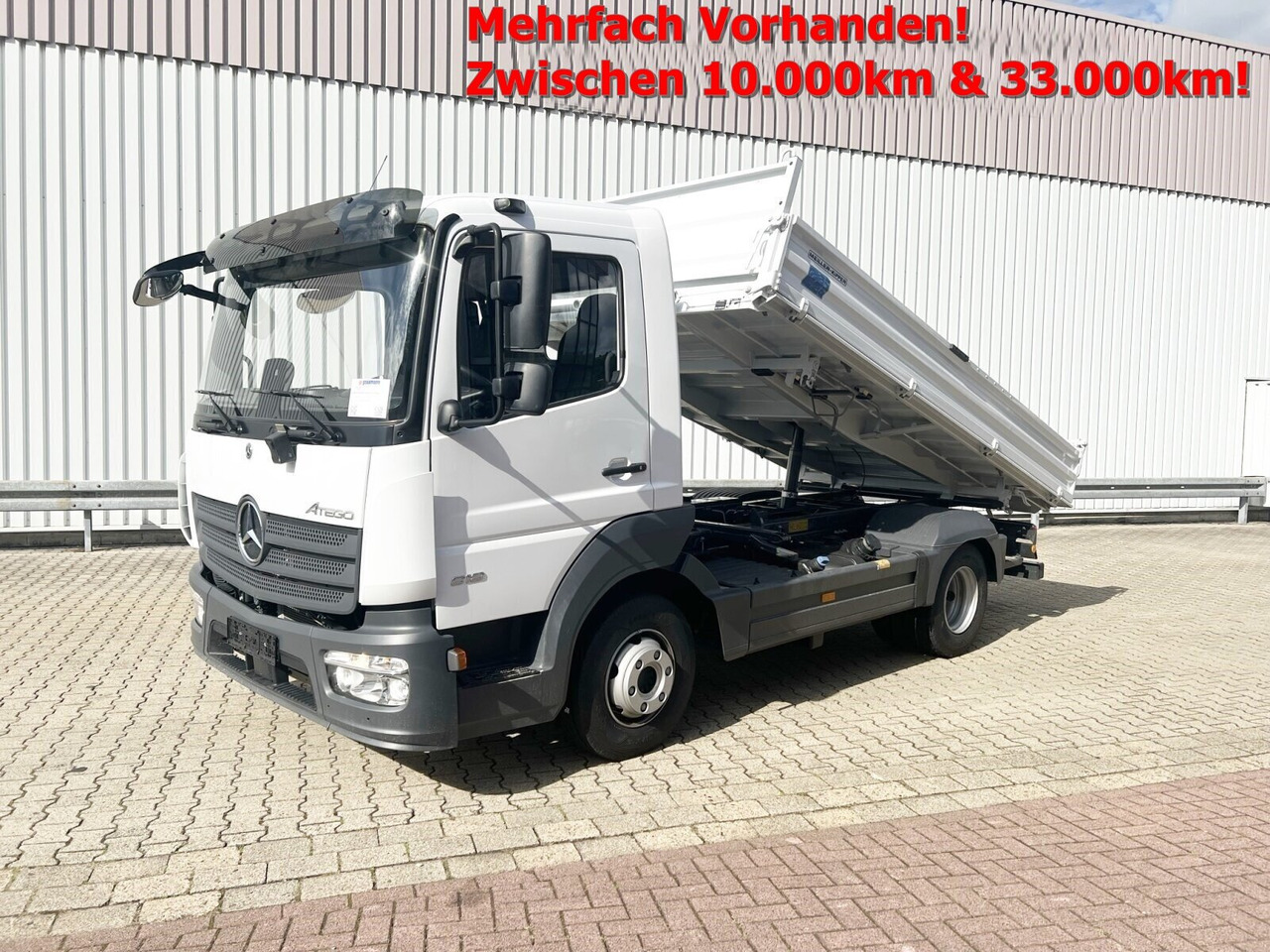 Mercedes-Benz Atego 818/23 K 4x2 Atego 818/23 K 4x2, 2x AHK, Meiller-Kipper, mehrfach Vorhanden! - Camion benne: photos 1 Mercedes-Benz Atego 818/23 K 4x2 Atego 818/23 K 4x2, 2x AHK, Meiller-Kipper, mehrfach Vorhanden! - Camion benne: photos 1