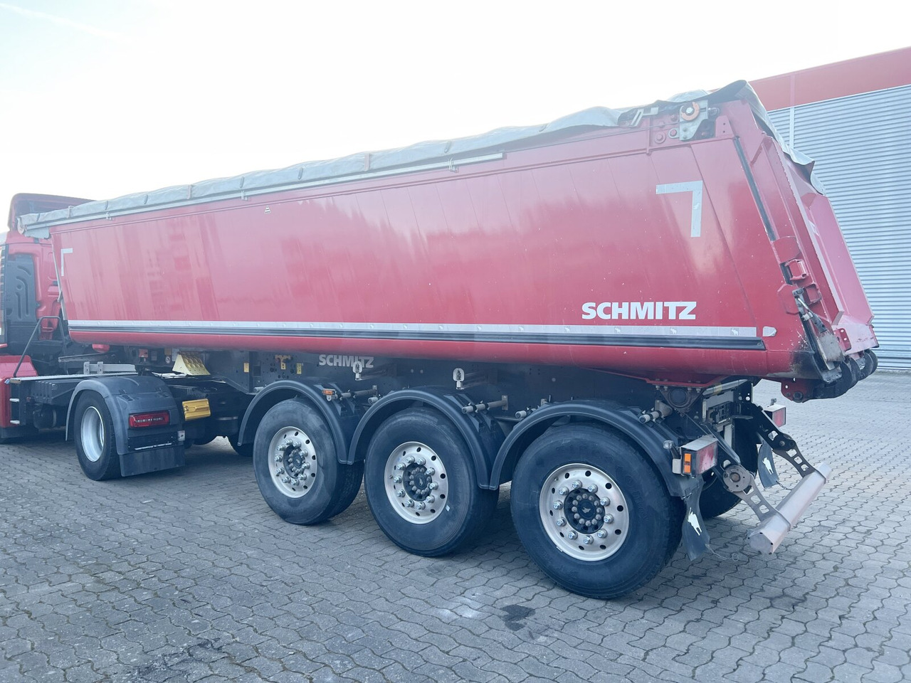 Schmitz Cargobull SKI 24 SL 7.2 SKI 24 SL 7.2, Alumulde ca. 24m³, Liftachse, E-Verdeck, Funk - Semi-remorque: photos 4 Schmitz Cargobull SKI 24 SL 7.2 SKI 24 SL 7.2, Alumulde ca. 24m³, Liftachse, E-Verdeck, Funk - Semi-remorque: photos 4