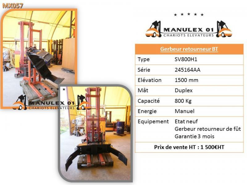 BT SV800H1 - Gerbeur: photos 3 BT SV800H1 - Gerbeur: photos 3