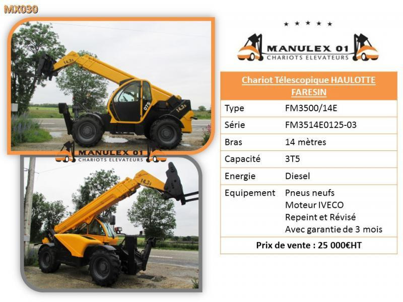 Haulotte FM3500/14E - Chariot télescopique: photos 5 Haulotte FM3500/14E - Chariot télescopique: photos 5