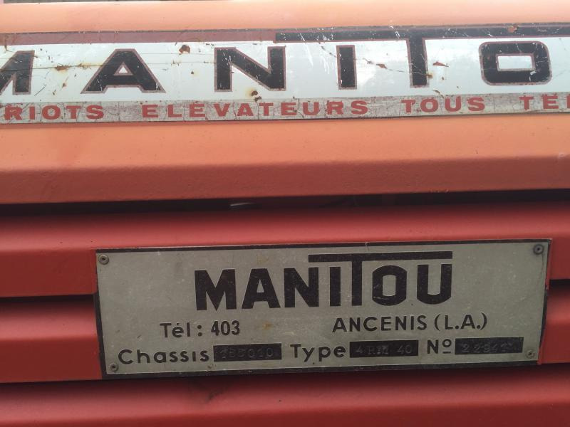 Manitou 4RM40 - Chariot tout terrain: photos 3 Manitou 4RM40 - Chariot tout terrain: photos 3