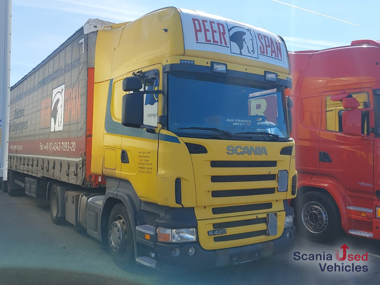 SCANIA R 420 LA4x2MEB Volumen MEGA Jumbo Vollluft - Tracteur routier: photos 2 SCANIA R 420 LA4x2MEB Volumen MEGA Jumbo Vollluft - Tracteur routier: photos 2