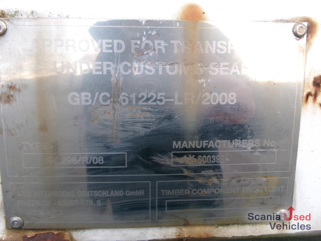 Wechselkoffer 7,45m mit Rolltor Schlüssellochwand - Remorque fourgon: photos 3 Wechselkoffer 7,45m mit Rolltor Schlüssellochwand - Remorque fourgon: photos 3