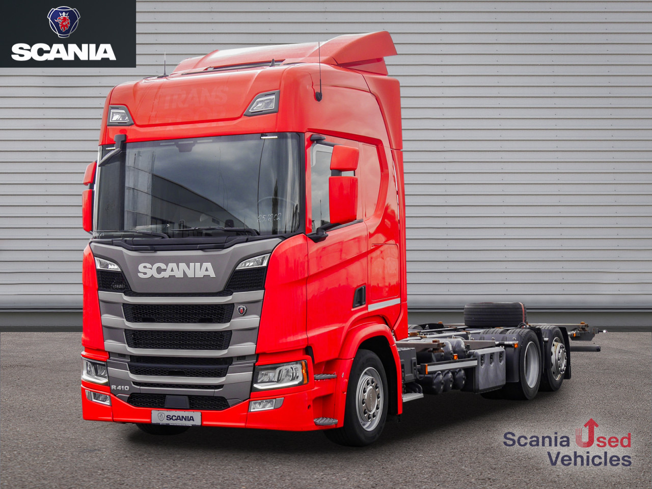 SCANIA R 410 B6x2*4LB Jumbo, Lenkachse, Standklima - Camion porte-conteneur/ Caisse mobile: photos 1 SCANIA R 410 B6x2*4LB Jumbo, Lenkachse, Standklima - Camion porte-conteneur/ Caisse mobile: photos 1