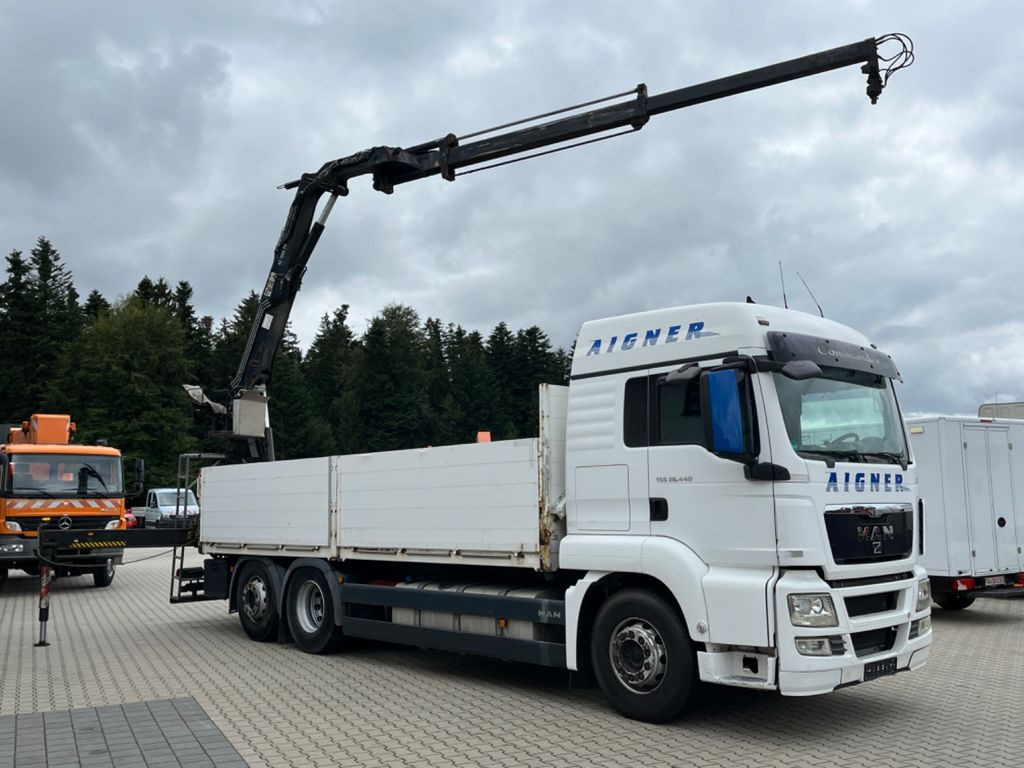 MAN TGS 26.440 Baustoff mit HIAB XS 166 Kran MAN TGS 26.440 Baustoff mit HIAB XS 166 Kran - Camion plateau, Camion grue: photos 4 MAN TGS 26.440 Baustoff mit HIAB XS 166 Kran MAN TGS 26.440 Baustoff mit HIAB XS 166 Kran - Camion plateau, Camion grue: photos 4