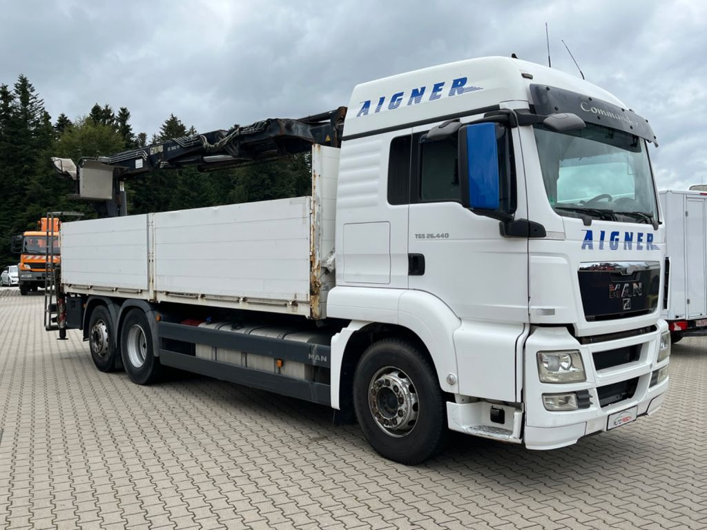 MAN TGS 26.440 Baustoff mit HIAB XS 166 Kran MAN TGS 26.440 Baustoff mit HIAB XS 166 Kran - Camion plateau, Camion grue: photos 5 MAN TGS 26.440 Baustoff mit HIAB XS 166 Kran MAN TGS 26.440 Baustoff mit HIAB XS 166 Kran - Camion plateau, Camion grue: photos 5