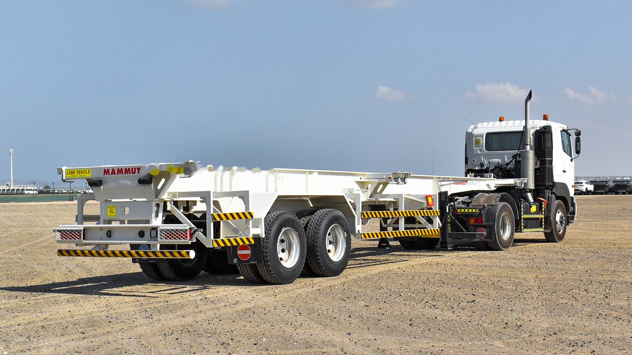 Semi-remorque châssis Mammut SKELETAL SEMI TRAILER 40 TON PAYLOAD: photos 1