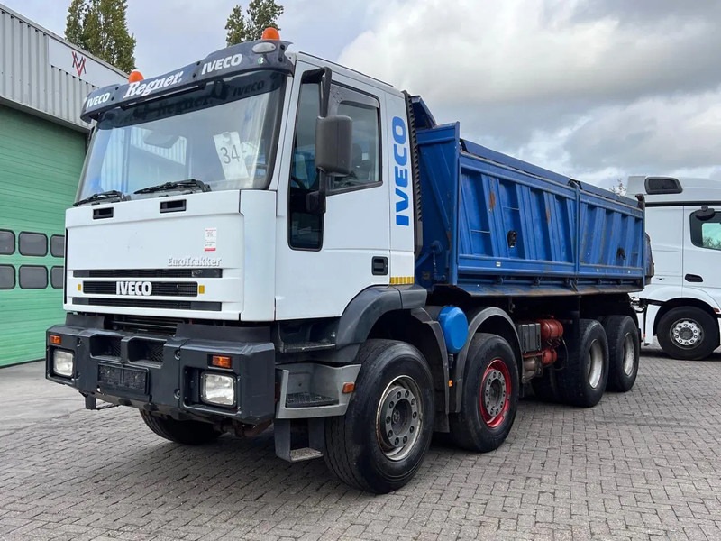 Iveco Eurotrakker 340E37 8x4, Manual injection, STEEL DUMPER, FULL SPRING - Camion benne: photos 3 Iveco Eurotrakker 340E37 8x4, Manual injection, STEEL DUMPER, FULL SPRING - Camion benne: photos 3