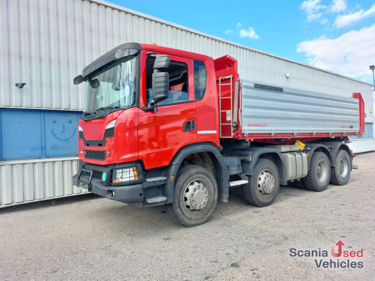 SCANIA G 410 B8x4HZ Dreiseitenkipper - Camion benne: photos 1 SCANIA G 410 B8x4HZ Dreiseitenkipper - Camion benne: photos 1