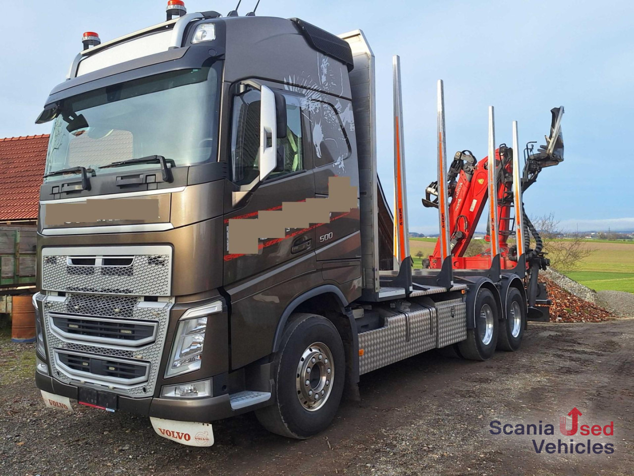 VOLVO FH 500 6X4 Holztransport - Camion grumier, Camion grue: photos 1 VOLVO FH 500 6X4 Holztransport - Camion grumier, Camion grue: photos 1