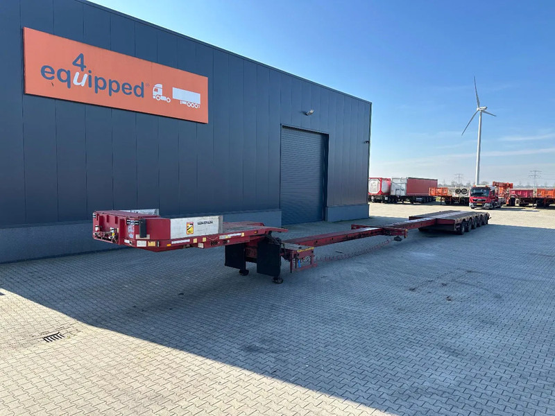 Broshuis 5ABSD-68/2, FIVE AXLE HYDRAULIC STEERED / 2x EXTENDABLE (27m) / SEMI LOW LOADER - Semi-remorque surbaissé: photos 2 Broshuis 5ABSD-68/2, FIVE AXLE HYDRAULIC STEERED / 2x EXTENDABLE (27m) / SEMI LOW LOADER - Semi-remorque surbaissé: photos 2