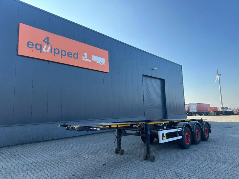 Burg 20FT / 20FT SWAP ADR (EX/II, EX/III, FL, AT) Chassis, 3.690kg, SAF INTRADISC, 2x Liftaxle, NL-chassis - Semi-remorque porte-conteneur/ Caisse mobile: photos 1 Burg 20FT / 20FT SWAP ADR (EX/II, EX/III, FL, AT) Chassis, 3.690kg, SAF INTRADISC, 2x Liftaxle, NL-chassis - Semi-remorque porte-conteneur/ Caisse mobile: photos 1