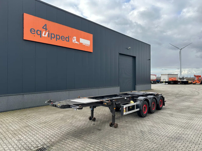 Burg 20FT/3-axles, 3.400kg, SAF INTRADISC, ADR, 2x LIFTAXLE, NL, APK/ADR: 09/2025 - Semi-remorque porte-conteneur/ Caisse mobile: photos 1 Burg 20FT/3-axles, 3.400kg, SAF INTRADISC, ADR, 2x LIFTAXLE, NL, APK/ADR: 09/2025 - Semi-remorque porte-conteneur/ Caisse mobile: photos 1