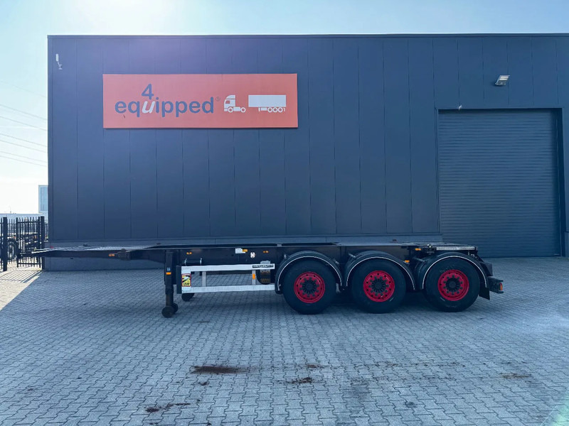 Burg 20FT/3-axles, SAF INTRADISC, ADR (EXII, EXII, FL, AT), 2x LIFTAXLE, NL-Chassis - Semi-remorque porte-conteneur/ Caisse mobile: photos 4 Burg 20FT/3-axles, SAF INTRADISC, ADR (EXII, EXII, FL, AT), 2x LIFTAXLE, NL-Chassis - Semi-remorque porte-conteneur/ Caisse mobile: photos 4