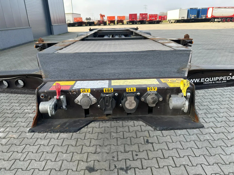 Semi-remorque porte-conteneur/ Caisse mobile Burg 20FT ADR (EX/II, EX/III, FL, AT), Leergewicht: 3.690kg, SAF INTRADISC, 2x liftaxle, ALCOA, NL-Chassis, APK/ADR: 08-2025: photos 7
