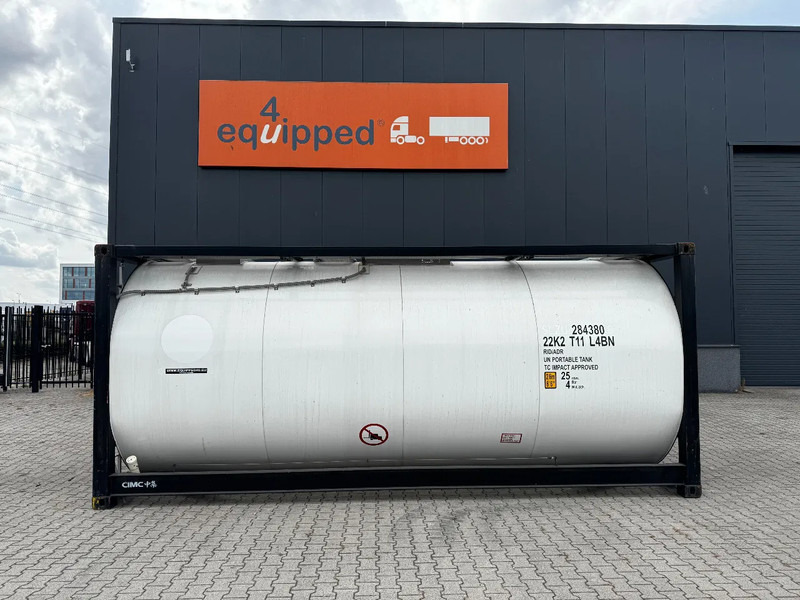 CIMC TOP:  2022, 20FT ISO,  25.030L, L4BN, UN Portable, T11, test: 09-2026 - Conteneur citerne: photos 2 CIMC TOP:  2022, 20FT ISO,  25.030L, L4BN, UN Portable, T11, test: 09-2026 - Conteneur citerne: photos 2
