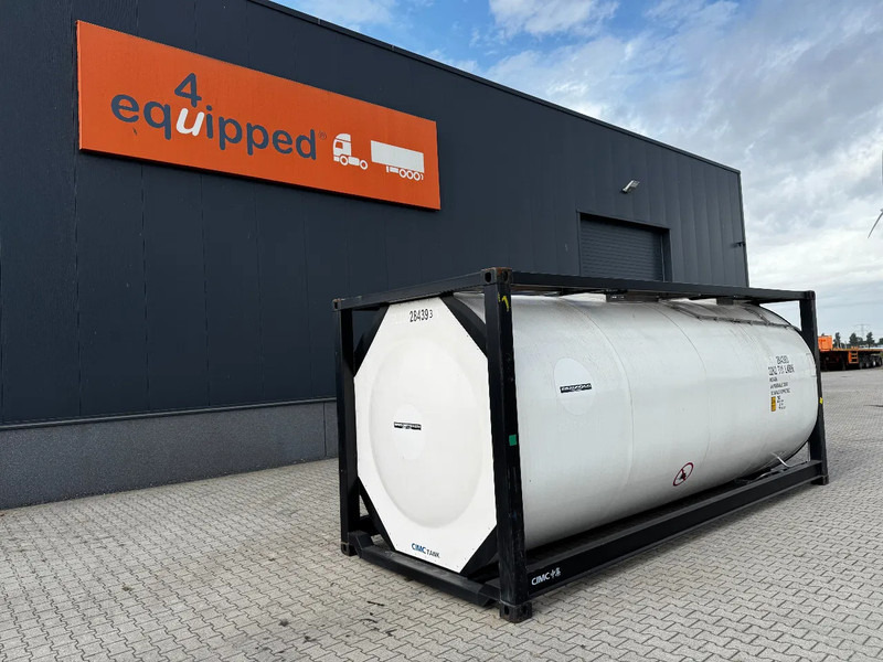 CIMC TOP:  2022, 20FT ISO,  25.030L, L4BN, UN Portable, T11, test: 1-2027 - Conteneur citerne: photos 1 CIMC TOP:  2022, 20FT ISO,  25.030L, L4BN, UN Portable, T11, test: 1-2027 - Conteneur citerne: photos 1