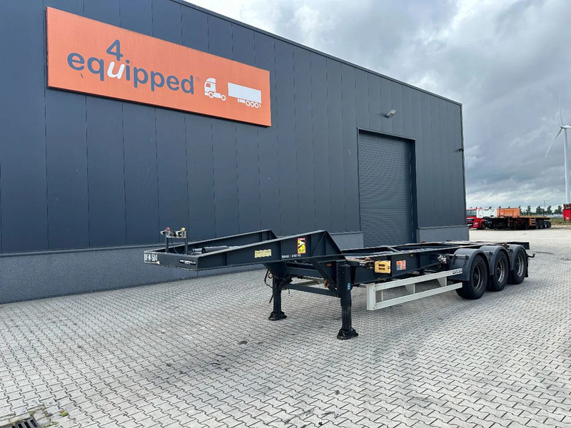 Diversen 20FT GOOSENECK ADR CHASSIS, BPW + DISC, ADR (FL, AT, OX), 4x available - Semi-remorque porte-conteneur/ Caisse mobile: photos 1 Diversen 20FT GOOSENECK ADR CHASSIS, BPW + DISC, ADR (FL, AT, OX), 4x available - Semi-remorque porte-conteneur/ Caisse mobile: photos 1