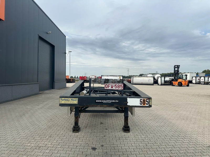 Semi-remorque porte-conteneur/ Caisse mobile Diversen 20FT GOOSENECK ADR CHASSIS, BPW + DISC, ADR (FL, AT, OX), 5x available: photos 6