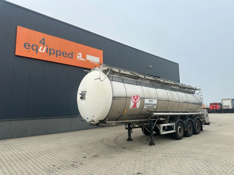 Feldbinder LEVENSMIDDELEN / FOOD / LEBENSMITTEL / 33.500L / 3-COMP / POMP / NL-trailer / APK: 09-2026, 10x beschikbaar - Semi-remorque citerne: photos 1 Feldbinder LEVENSMIDDELEN / FOOD / LEBENSMITTEL / 33.500L / 3-COMP / POMP / NL-trailer / APK: 09-2026, 10x beschikbaar - Semi-remorque citerne: photos 1