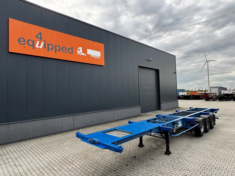 Groenewegen 40FT-chassis / liftaxle / drumbrakes / NL-Chassis - Semi-remorque porte-conteneur/ Caisse mobile: photos 1 Groenewegen 40FT-chassis / liftaxle / drumbrakes / NL-Chassis - Semi-remorque porte-conteneur/ Caisse mobile: photos 1