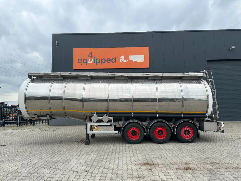 Indox 37.500L / 1-COMP /4-BAFFELS, ADR, L4BH, INOX, NL-trailer, ADR/APK: 07/2025 - Semi-remorque citerne: photos 2 Indox 37.500L / 1-COMP /4-BAFFELS, ADR, L4BH, INOX, NL-trailer, ADR/APK: 07/2025 - Semi-remorque citerne: photos 2