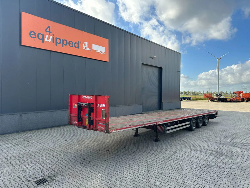 KEL-BERG HEAVY-DUTY MEGA PLATFORM, 1x 40FT / 2x 20FT HECKBÜNDIG, SAF + SCHEIBEBREMSEN, NL Auflieger - Semi-remorque plateau: photos 1 KEL-BERG HEAVY-DUTY MEGA PLATFORM, 1x 40FT / 2x 20FT HECKBÜNDIG, SAF + SCHEIBEBREMSEN, NL Auflieger - Semi-remorque plateau: photos 1